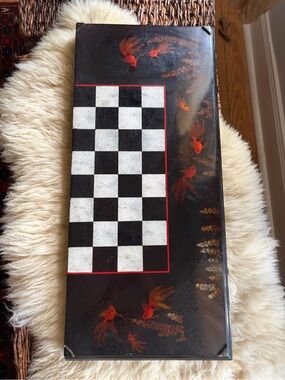 Hand painted authentic Artexport Hanoi backgammon set